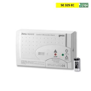 TECNOCONTROL SE325EC- Détecteur de MONOXYDE DE CARBONE alimenté par batterie avec capteur remplaçable