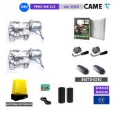 CAME FROG A24E - KIT de automatización para portón subterráneo de 2 hojas 24V