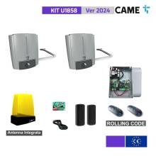 CAME U1858 PLUS FAST Kit completo para cancelas batientes hasta 2,3 m por hoja