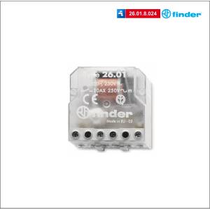 FINDER Switch relay 24VAC 10A 26.01