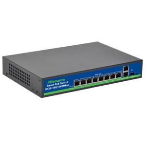 Switch 8 porte POE + 1 porta UPLINK -SFP Port Velocità 100/1000 Mbps                         